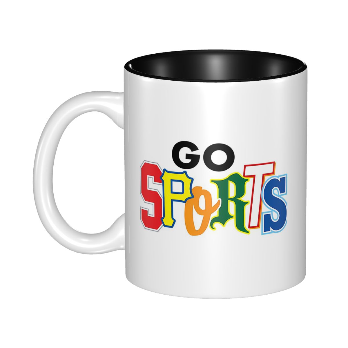 Coffee Tea Difference - Go Sports Different Font Styles Mug