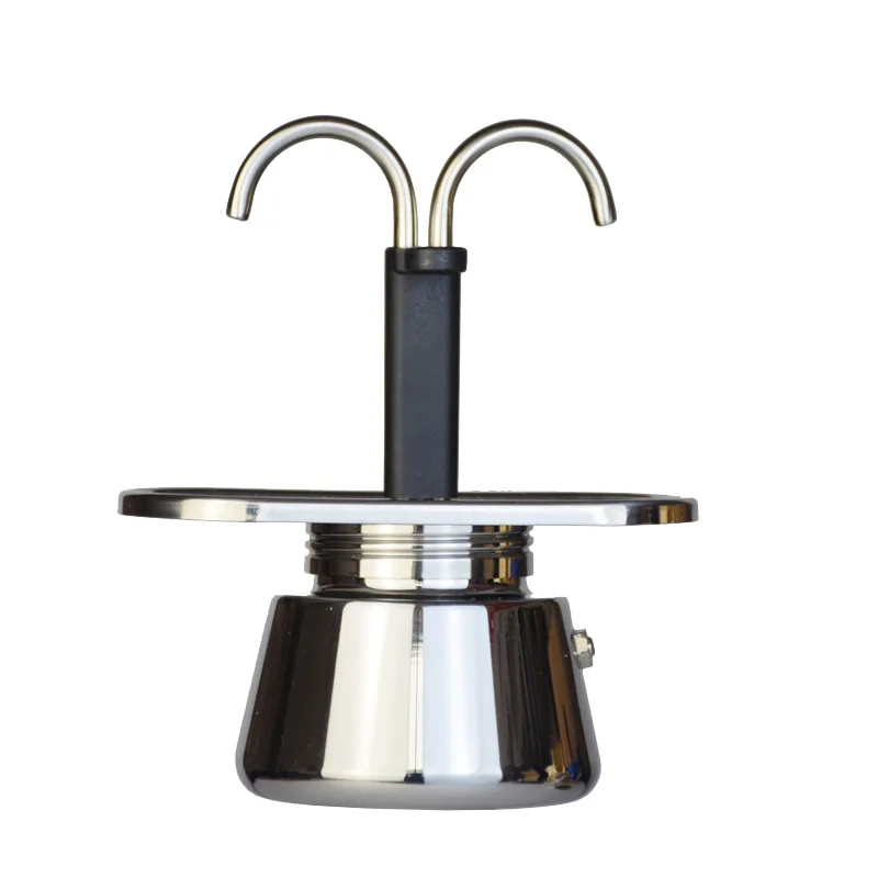 Pour Over Kettle - 200ML Mini Moka Pot Double Tube