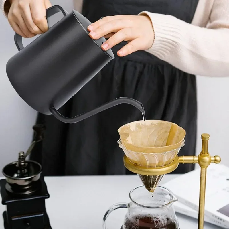 Coffee Tea Pot - 350/600ML Stainless Steel Drip Kettle Swan