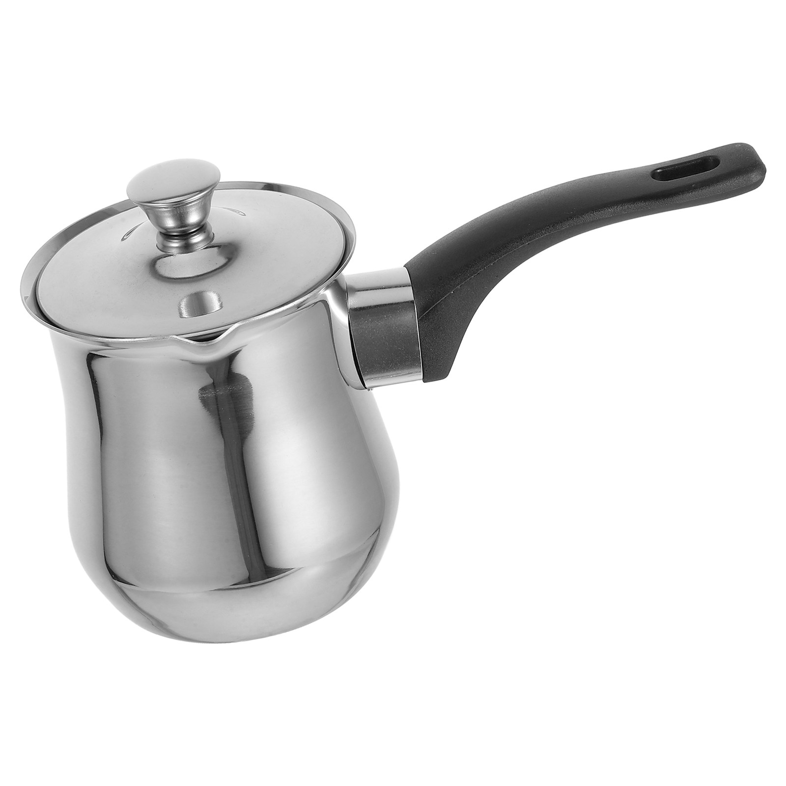 Coffee Tea Warmer - Stainless Steel Turkish Coffee Pot 360Ml