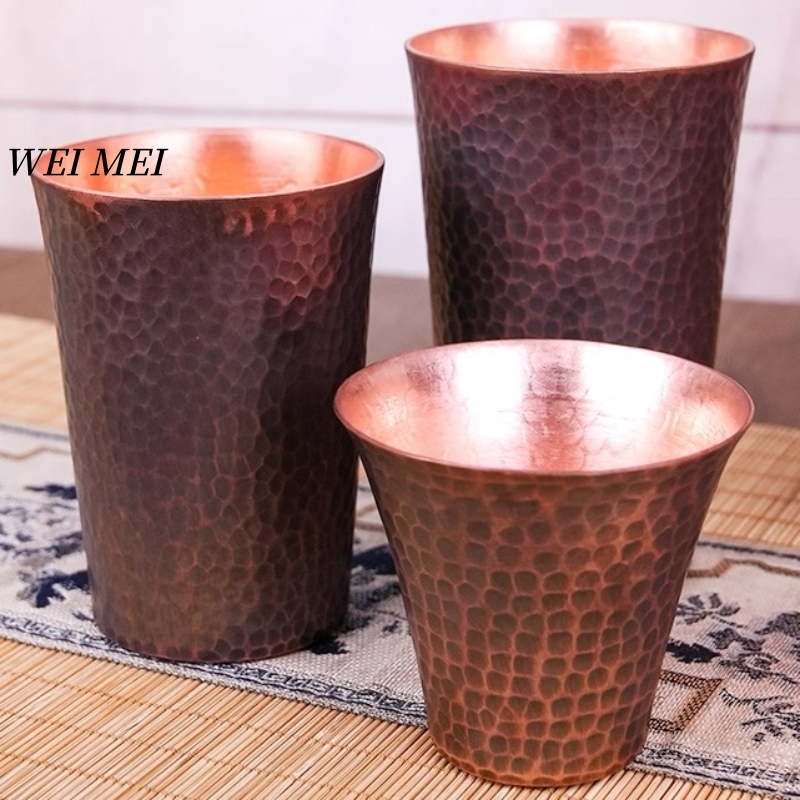 Coffee Tea Uses - Vintage Copper Coffee Mug,Handcrafted Hammer Texture