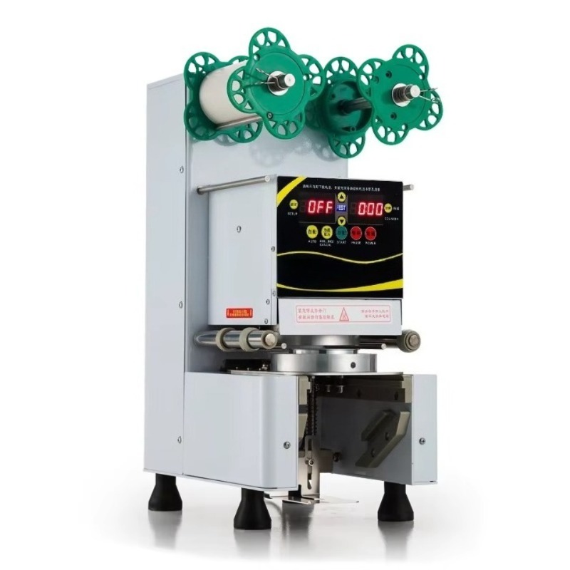 Coffee Tea Uses - Automatic Plastic Cup Sealing Machine Commercial