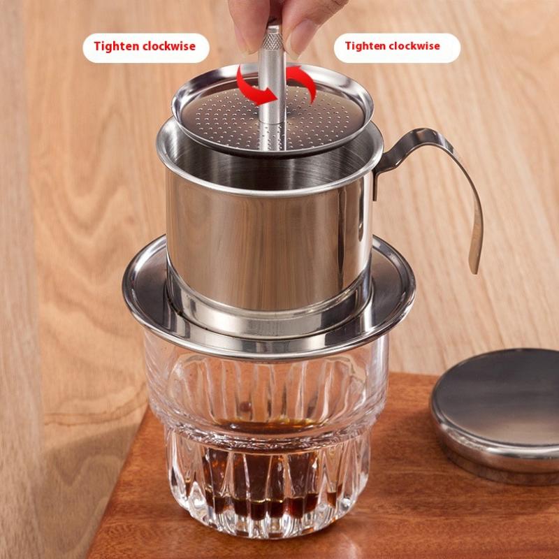 French Press Coffee & Tea - Portable Stainless Steel French Press: Reusable