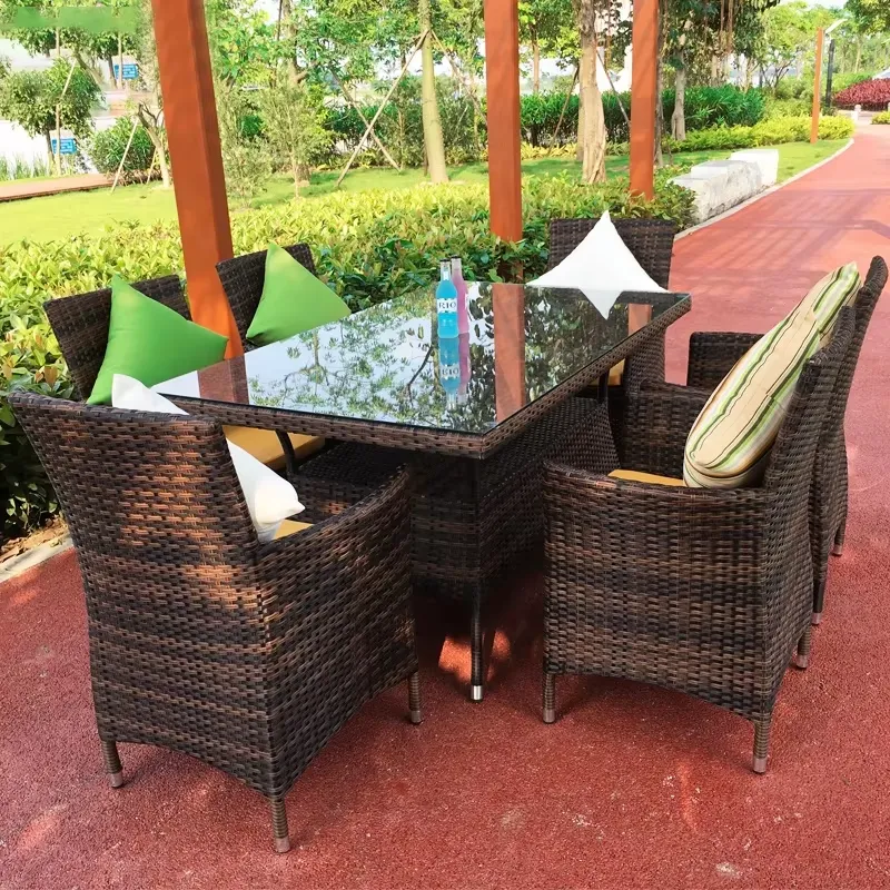 Coffee Tea For Garden - Outdoor Rattan Table and Chair Combination