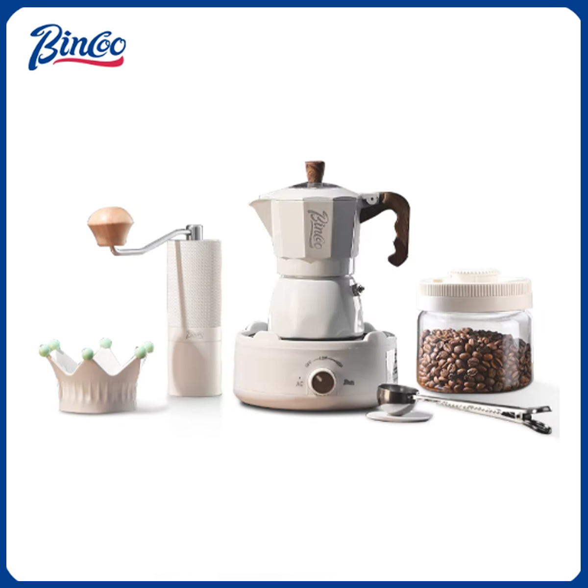 Coffee Tea Chocolate - Bincoo Dual Valve Moka Pot Espresso