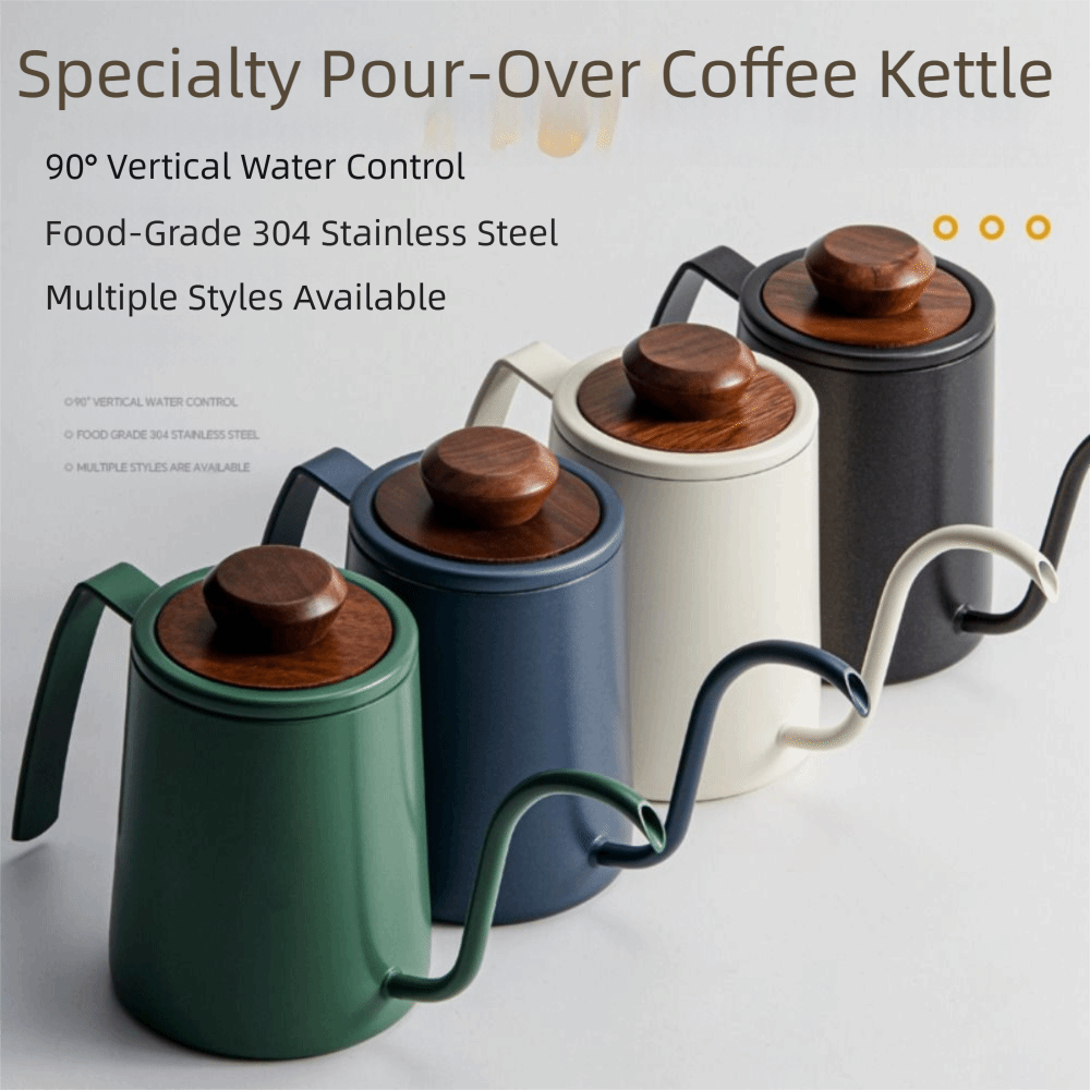 Pour Over Kettle - 304 Stainless Steel Goose Neck Coffee