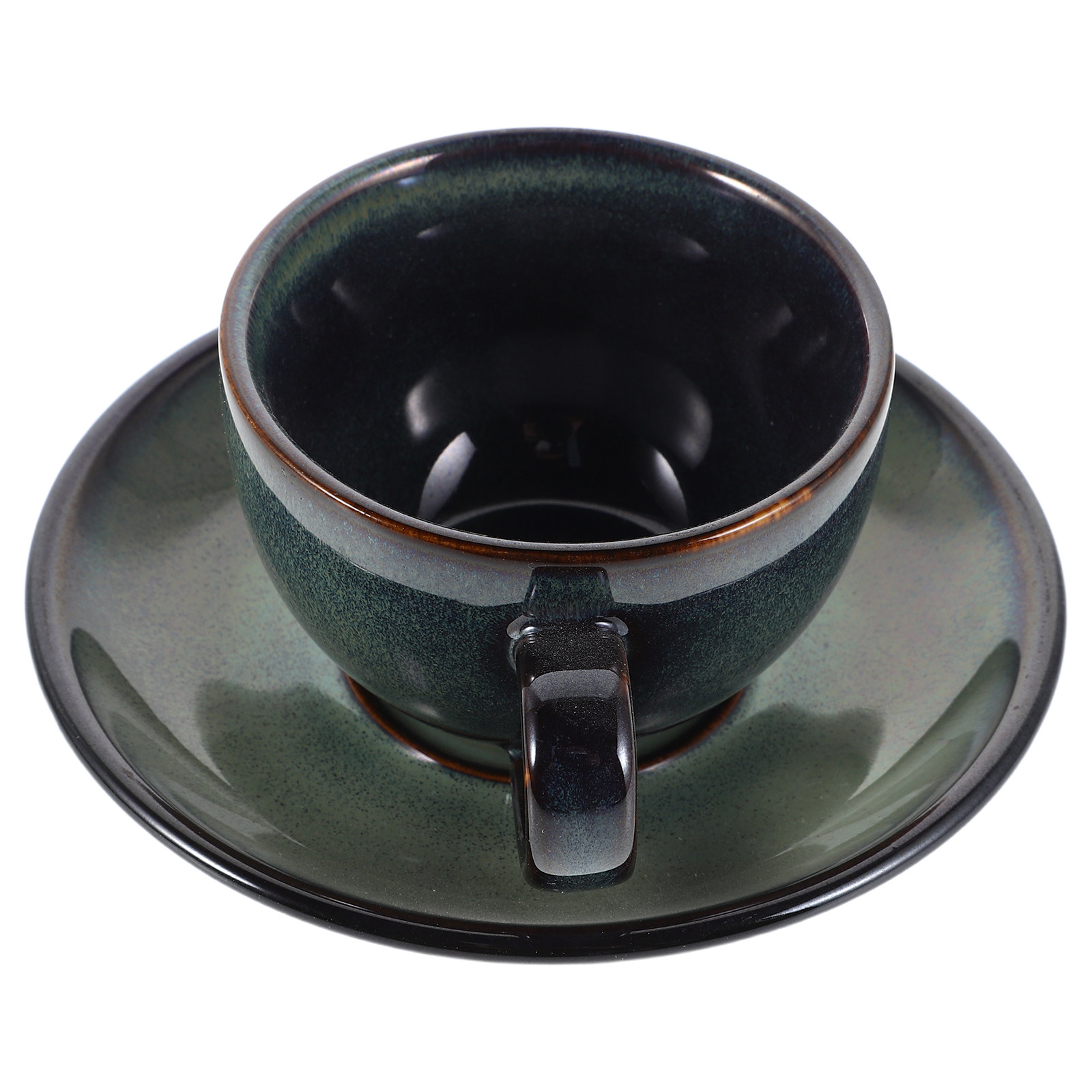 Coffee Tea Uses - 1Set Elegant Ceramic Coffee Cup Saucer