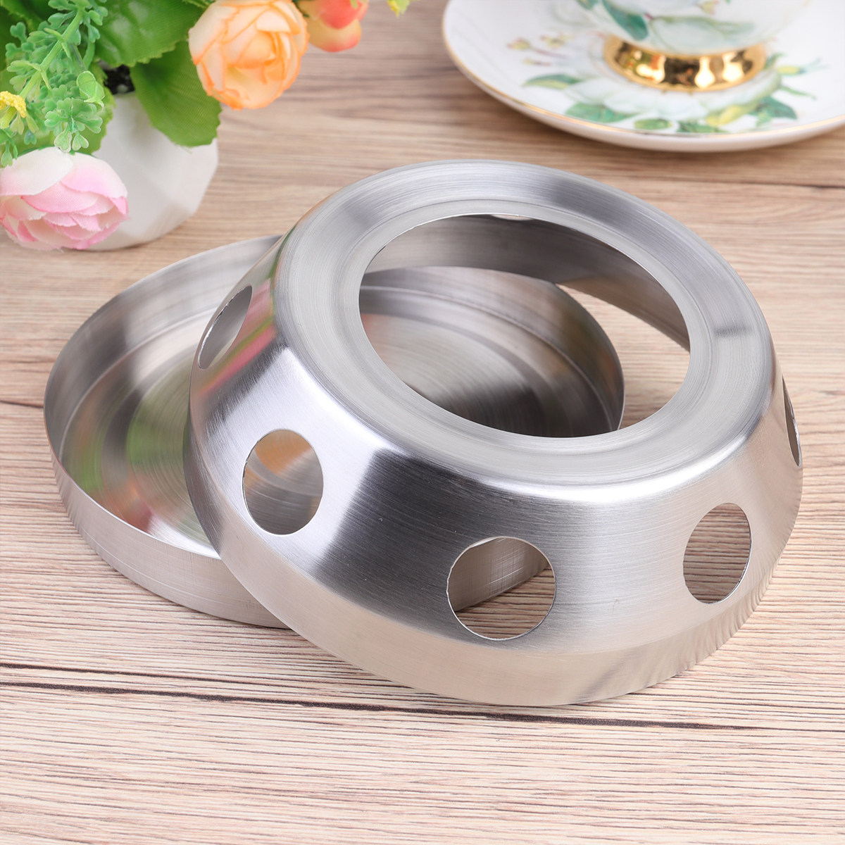 Coffee Tea Warmer - Versatile Stainless Steel Tea Heater Holder