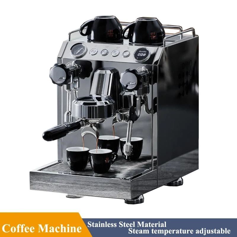 Coffee Tea Machine For Home - 220V Stainless Steel Commercial Semi-Automatic Coffee
