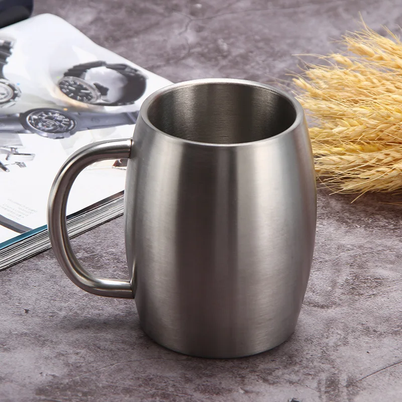 Coffee Tea Water Heater - 16oz Stainless Steel Beer Mug Resin