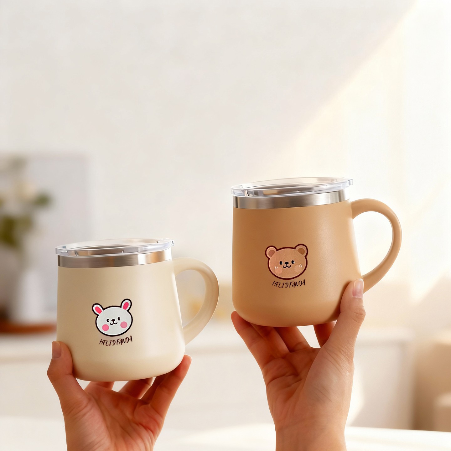 Coffee Tea Warmer - 430ML Cartoon 316 Stainless Steel Coffee