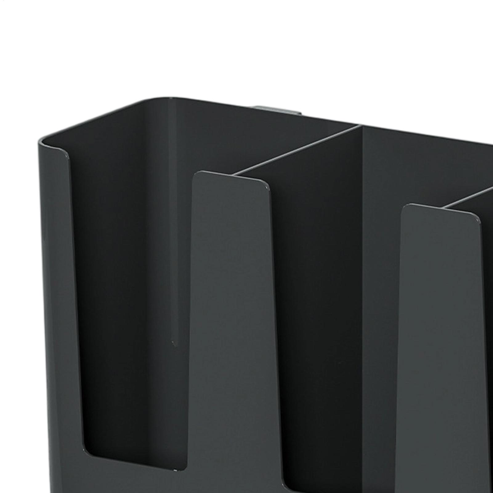 Tea Coffee Set Up - Coffee Bar Organizer 6-Compartment Wall Mount