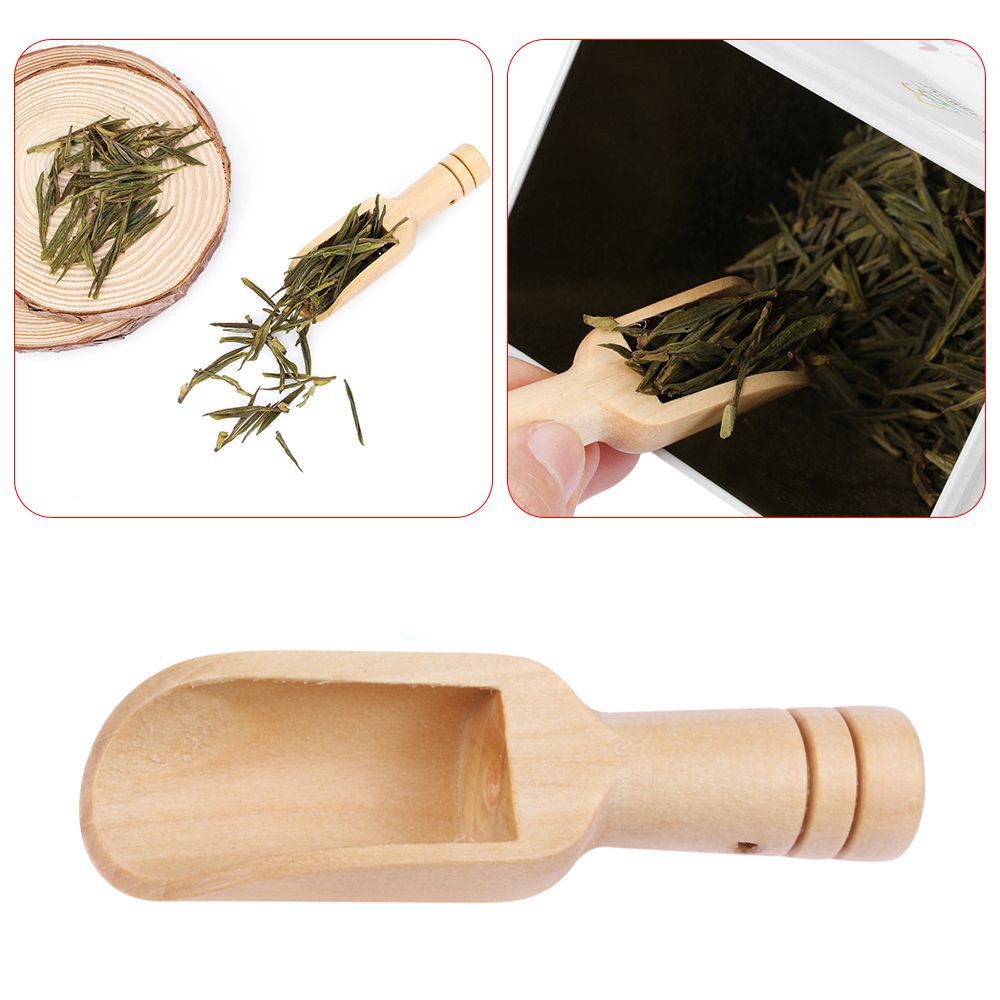 Coffee Tea Uses - Portable Wooden Handle Mini Wooden Spoons