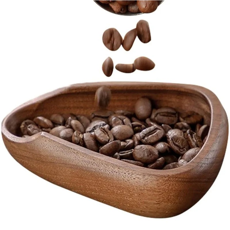 Coffee Tea Bean - Coffee Beans Dose Trays Solid Wood