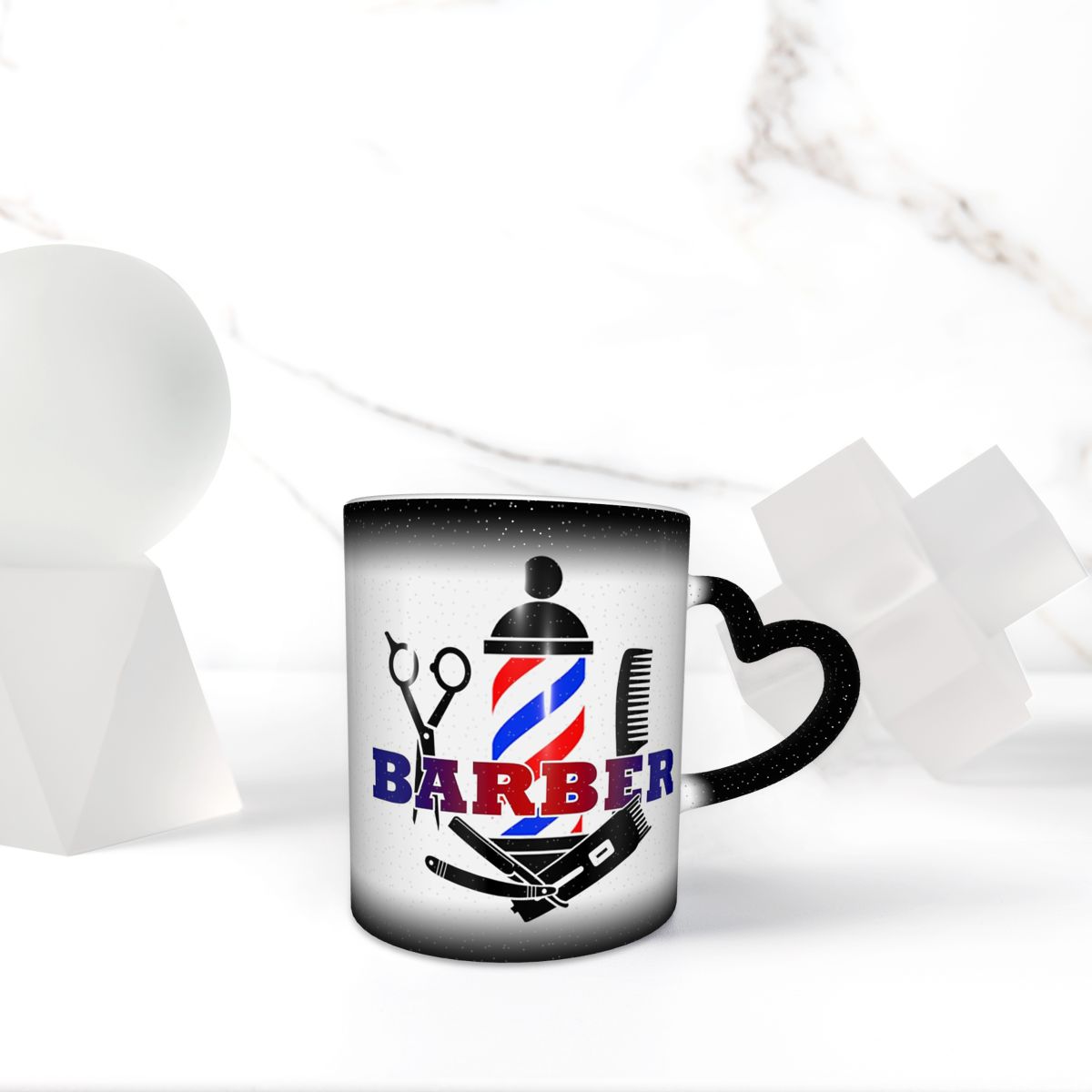 Coffee Tea Icon - Barbershop Icons Hairdresser Hair Stylist Mug