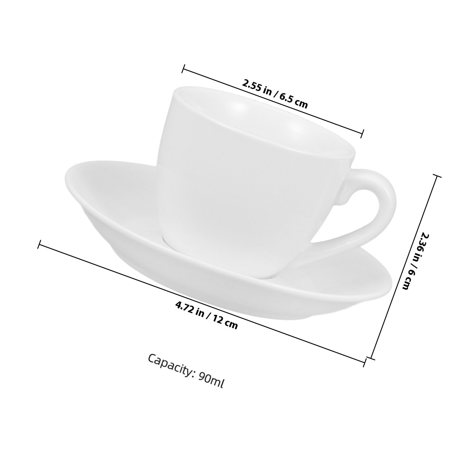 1Set Coffee Cup and Saucer Set - đánh giá và giá Coffee Tea Chocolate