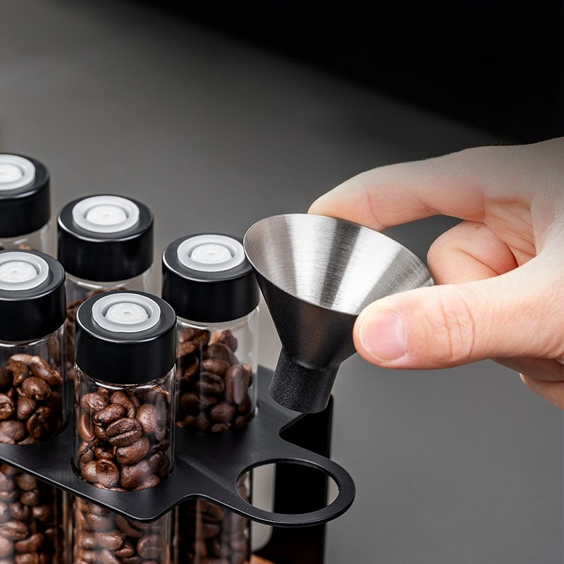 JUSTINLAU Glass Coffee Bean St - đánh giá và giá Coffee Tea Jars