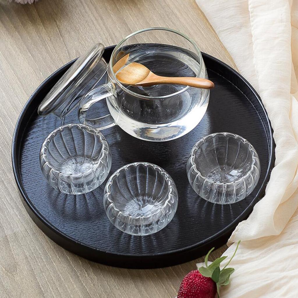 Wood Tea Tray Classic Painted  - đánh giá và giá Coffee Tea Or