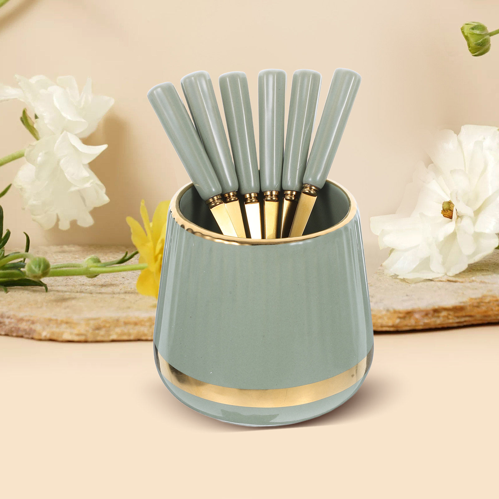 7Pcs Flatware Coffee Spoon Set - đánh giá và giá Coffee Tea Uses