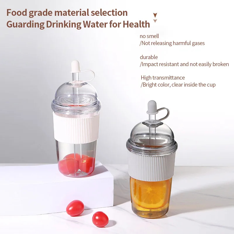 1pc 430ml Portable Flip Straw  - đánh giá và giá Coffee Tea Jars