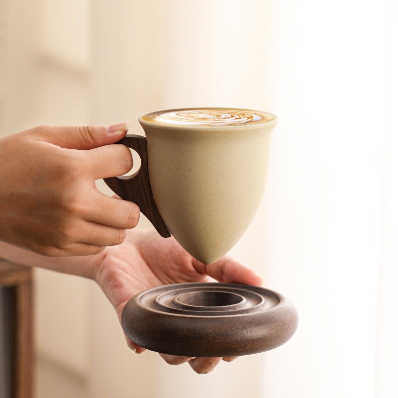 Creative Brown Ceramic and Woo - đánh giá và giá Coffee Tea For Garden