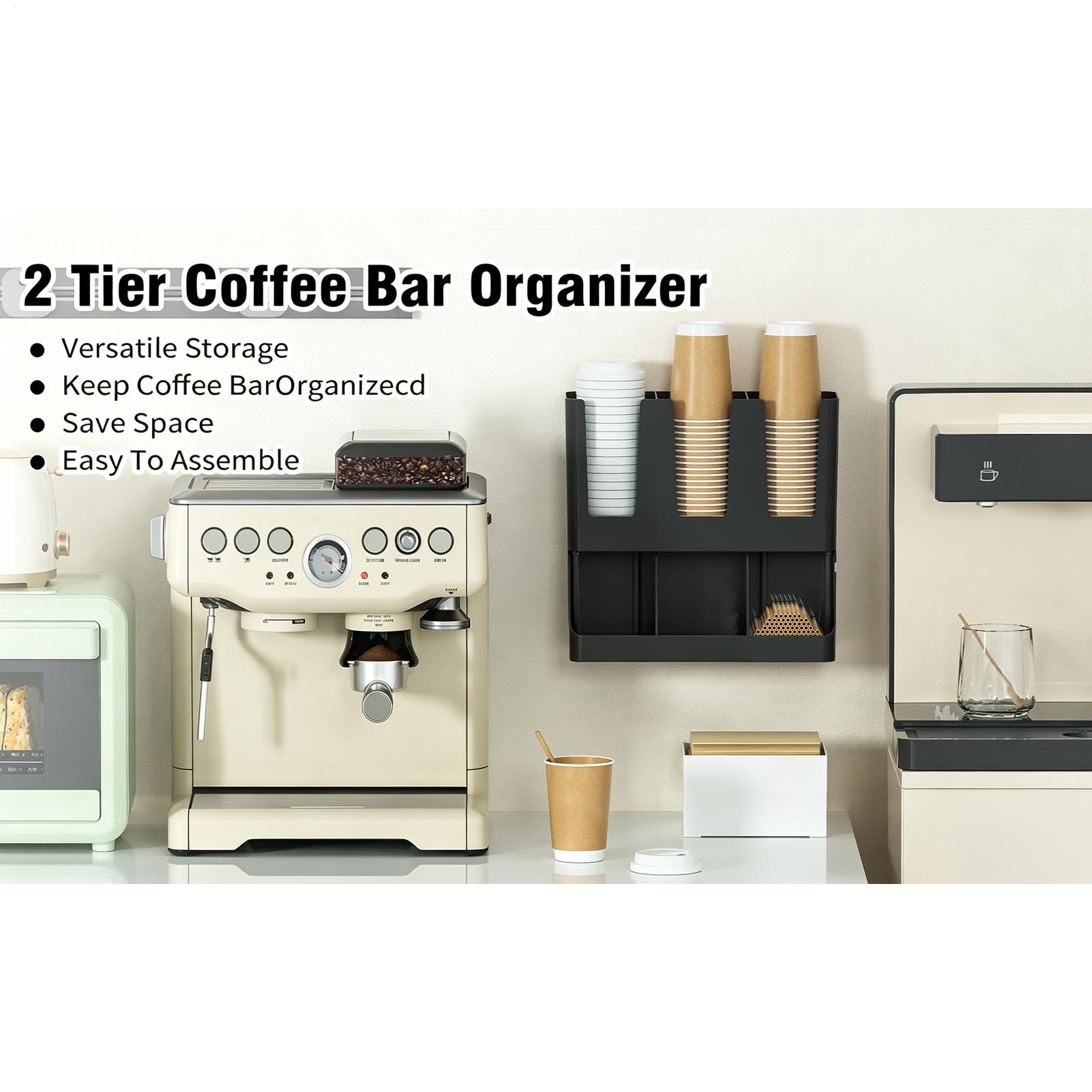 Coffee Station 6-Compartment W - đánh giá và giá Tea Coffee Set Up