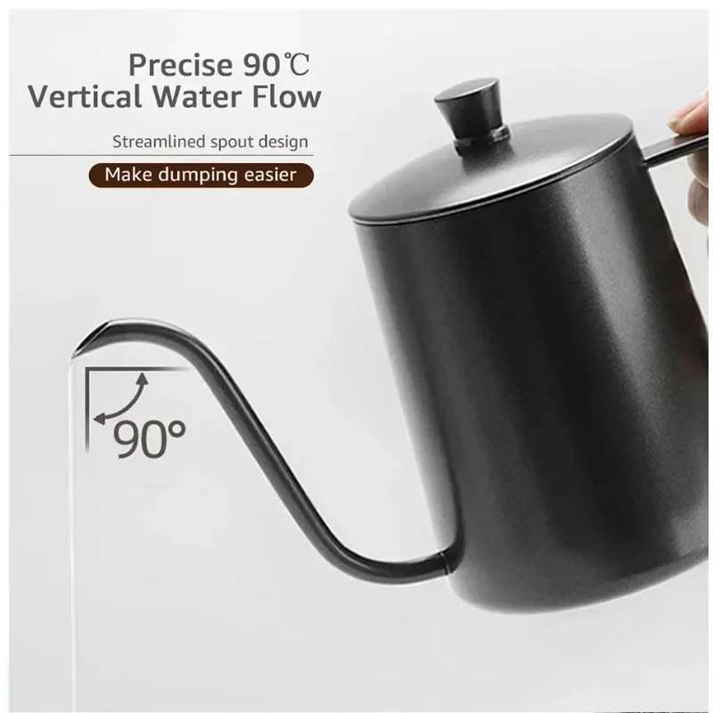 350/600ML Stainless Steel Drip - đánh giá và giá Coffee Tea Pot