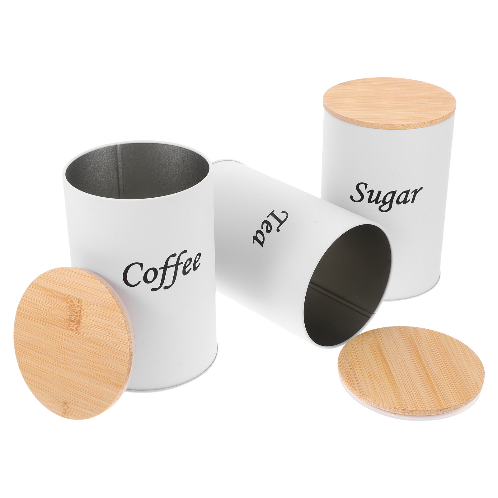 3Pcs Airtight Round Canisters  - đánh giá và giá Coffee Tea Bean