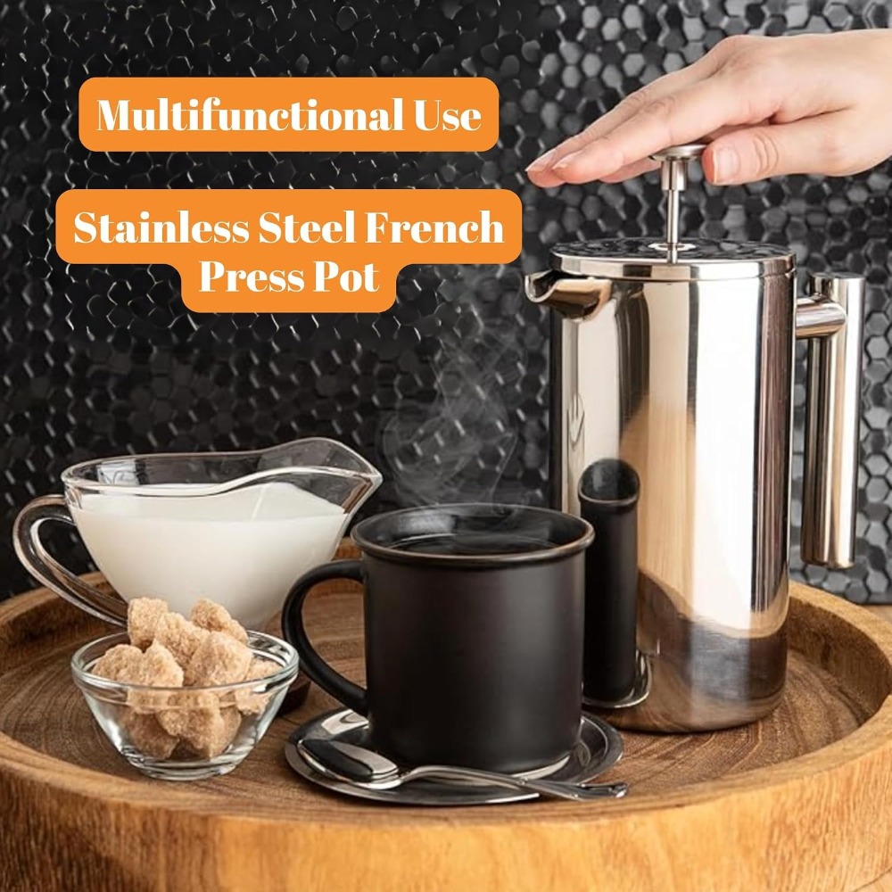 French Press Coffee Maker, 304 - đánh giá và giá French Press Coffee & Tea