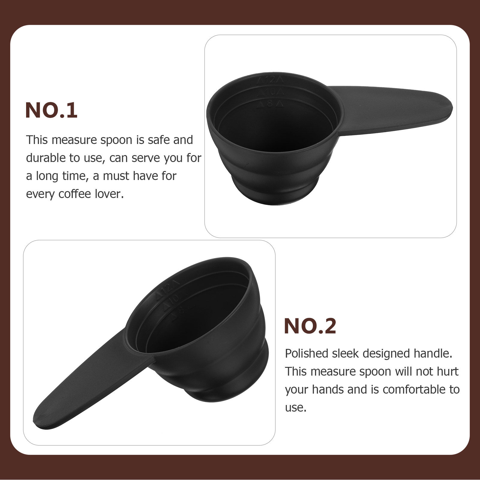 5Pcs Measure Spoon Long Handle - đánh giá và giá Coffee Tea Bean
