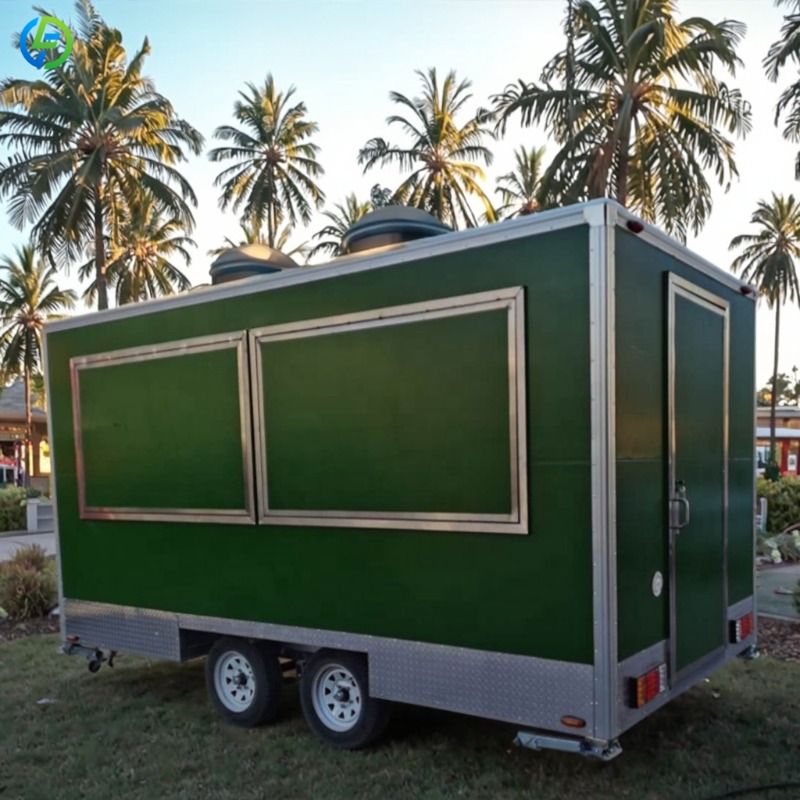 Customized Mobile Food Trailer - đánh giá và giá Coffee Tea Vendor