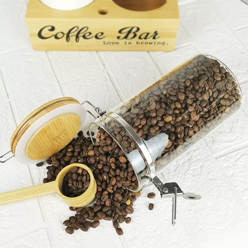 Coffee Storage Jars 2 Pack wit - đánh giá và giá Coffee Tea Beans