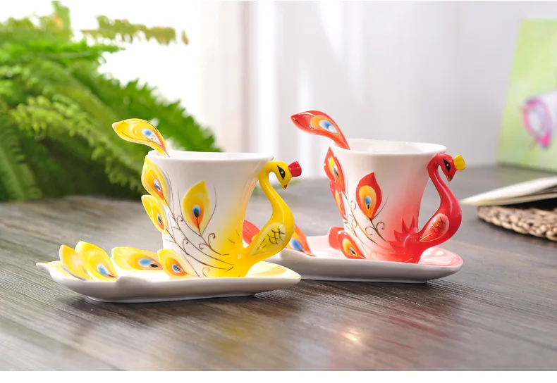 Ceramics Peacock Coffee Mug Cu - đánh giá và giá Coffee Tea Difference