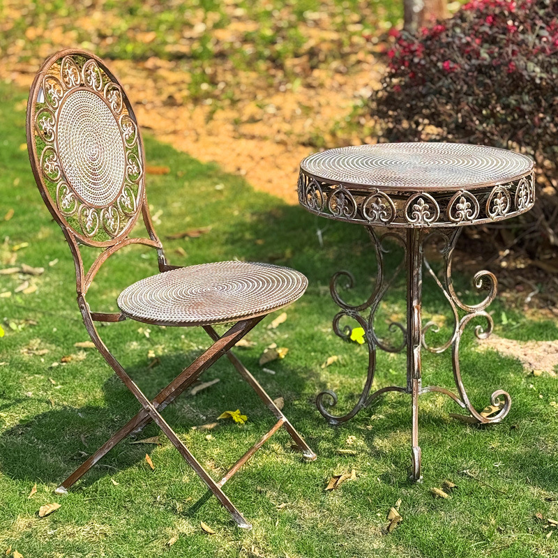 Garden European retro wrought  - đánh giá và giá Coffee Tea For Garden