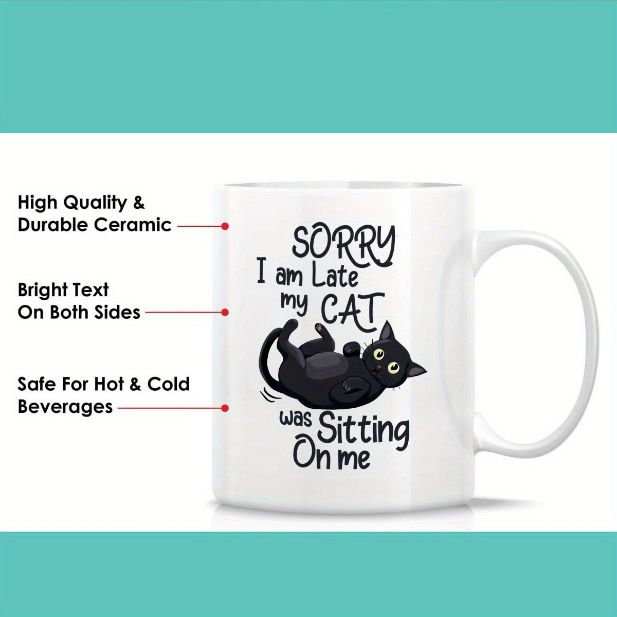 1 Funny Cat Shaped Ceramic Mug - đánh giá và giá Coffee Tea With Me