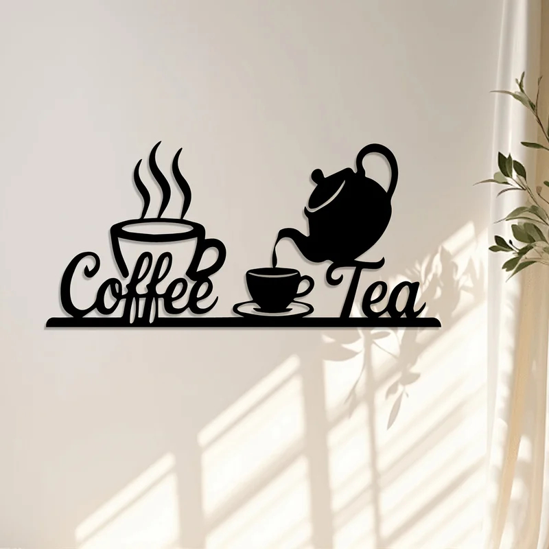 Rustic Metal Coffee & Tea Wall - đánh giá và giá Coffee Tea Icon