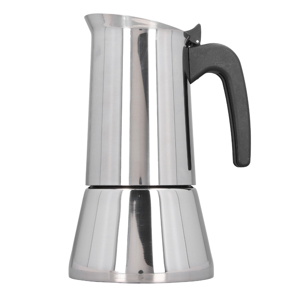 Stainless Steel Moka Pot Large - đánh giá và giá Coffee Tea Chocolate