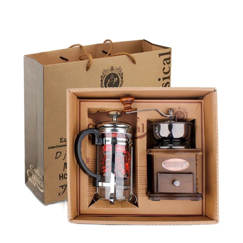 Coffee Pot Coffee Grinder Set  - đánh giá và giá French Press Coffee & Tea