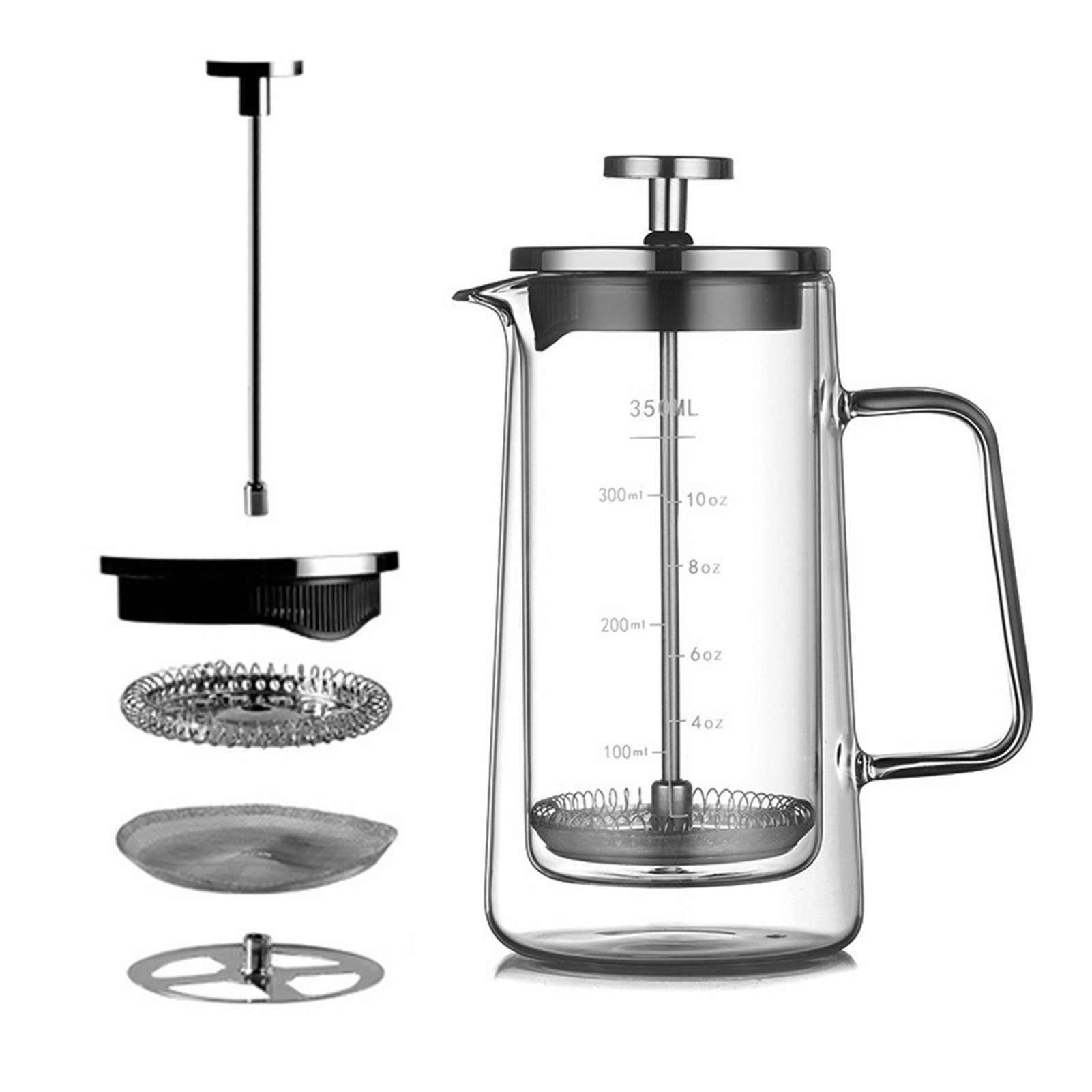 Double Layers French Press Pot - đánh giá và giá French Press Coffee & Tea