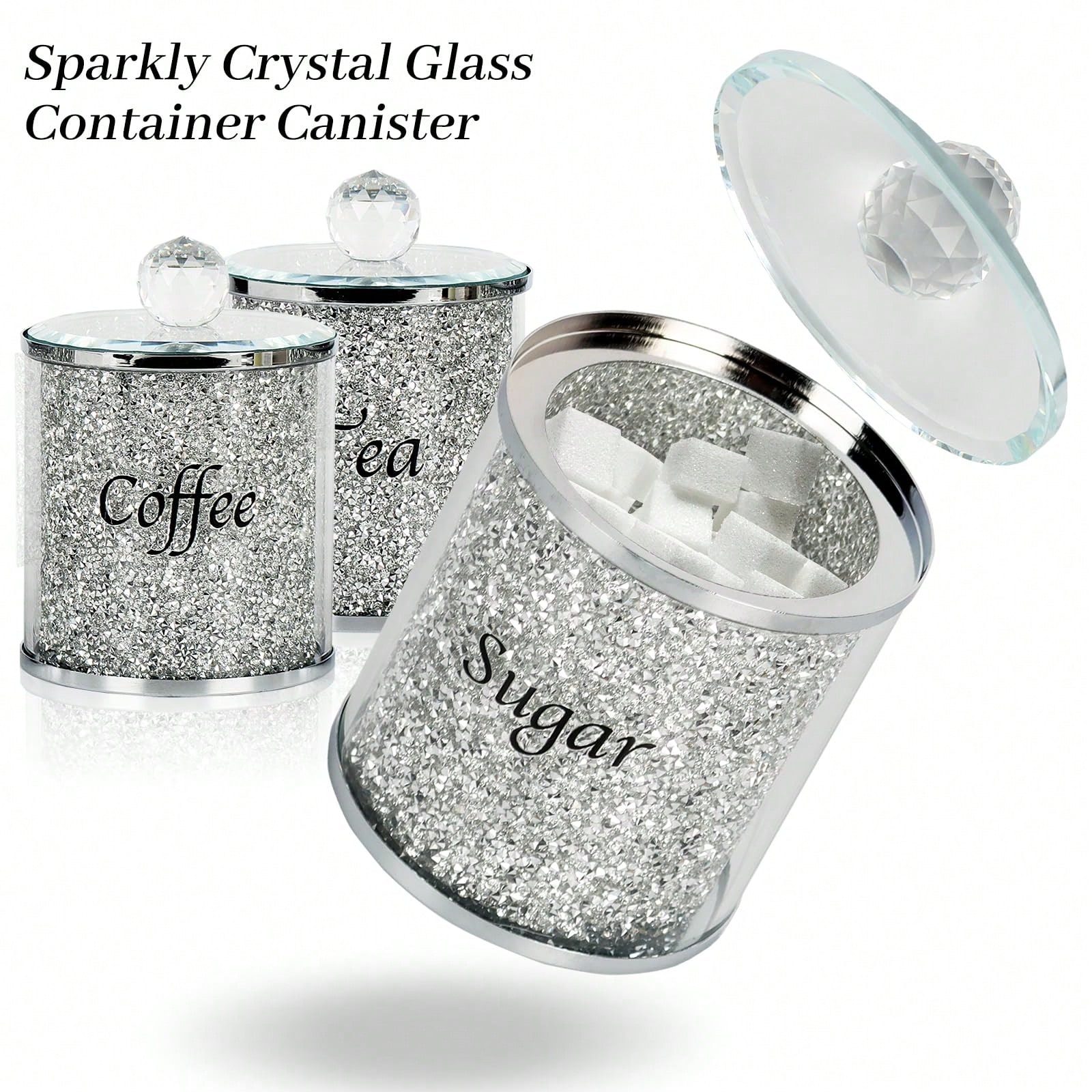 Coffee Sugar Tea Canister Set  - đánh giá và giá Coffee Tea Jars
