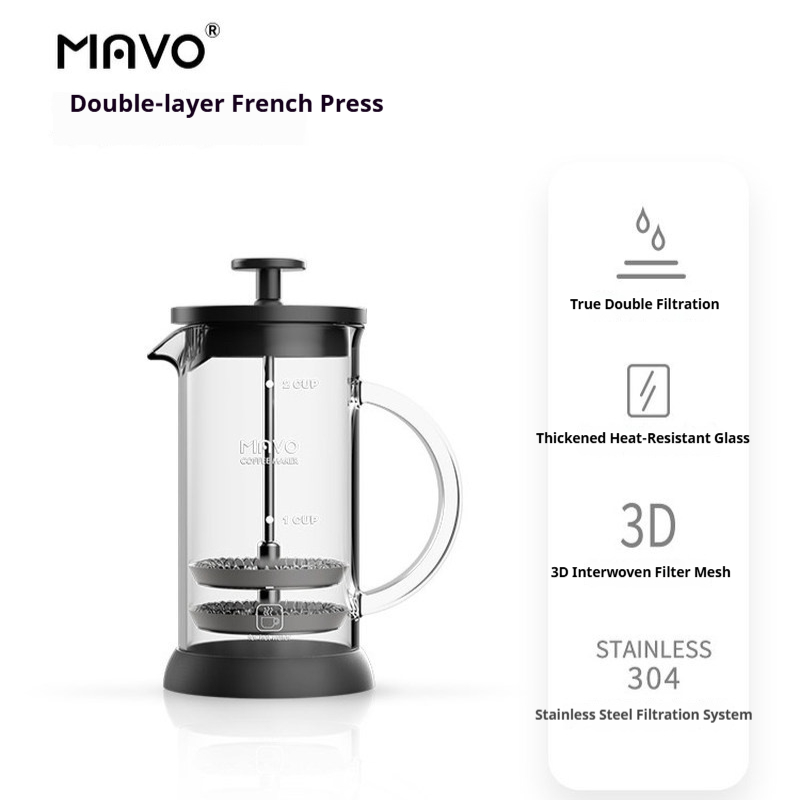 MAVO French Press Coffee Maker - đánh giá và giá French Press Coffee & Tea