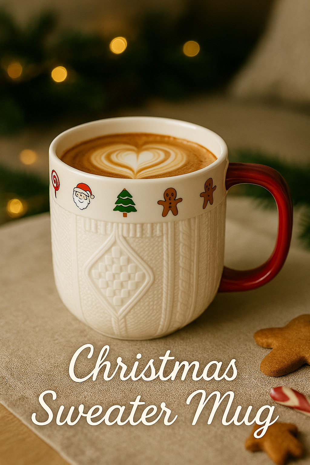 380ml Christmas Sweater Cerami - đánh giá và giá Coffee Tea Icon