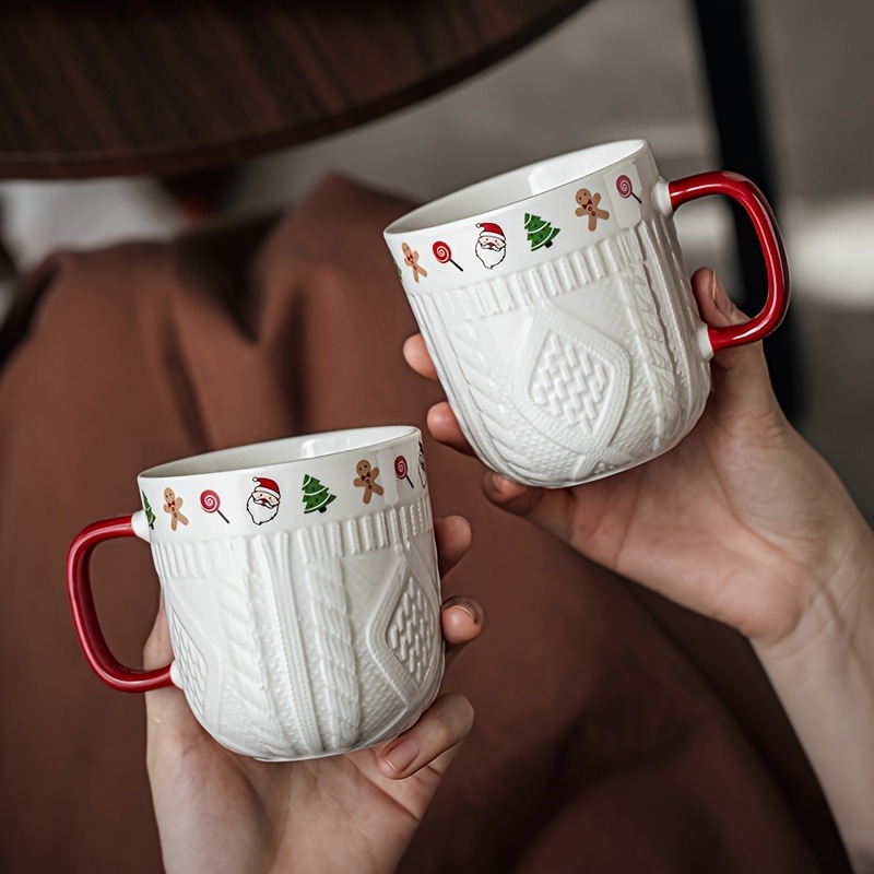 380ml Christmas Sweater Cerami - đánh giá và giá Coffee Tea Icon