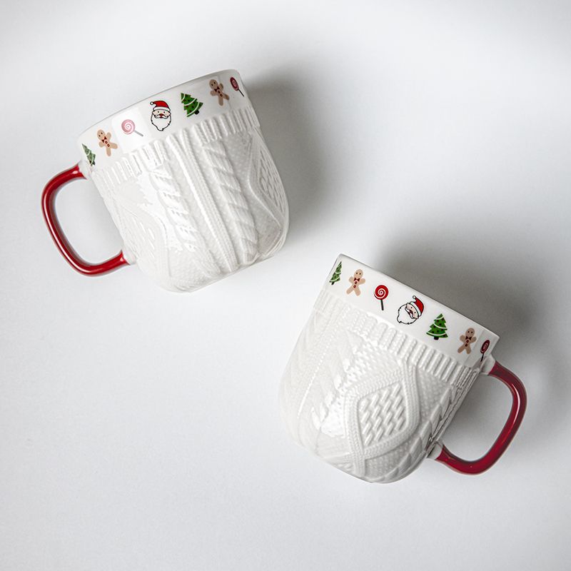 380ml Christmas Sweater Cerami - đánh giá và giá Coffee Tea Icon