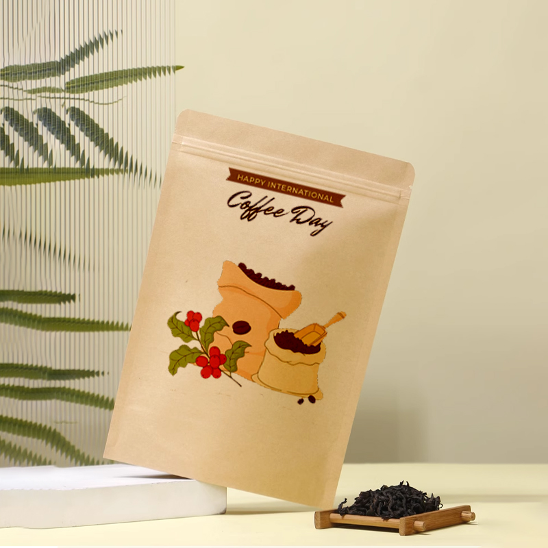 Print Craft paper Zipper Bag R - đánh giá và giá Coffee Tea In Chinese