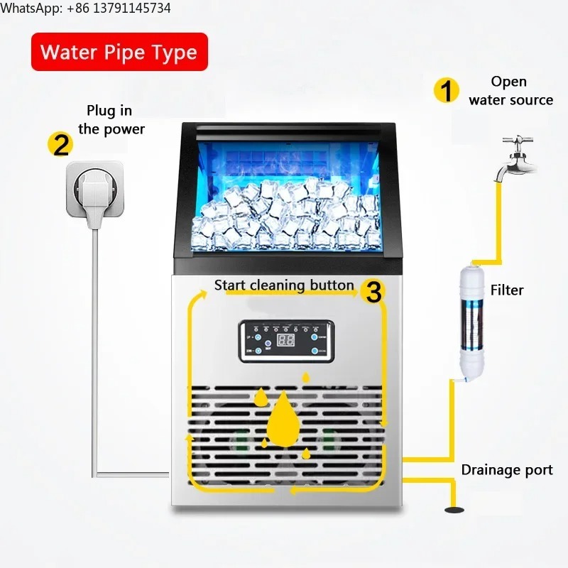 60FF Ice Maker 60kg Commercial - đánh giá và giá Coffee Tea Machine For Home