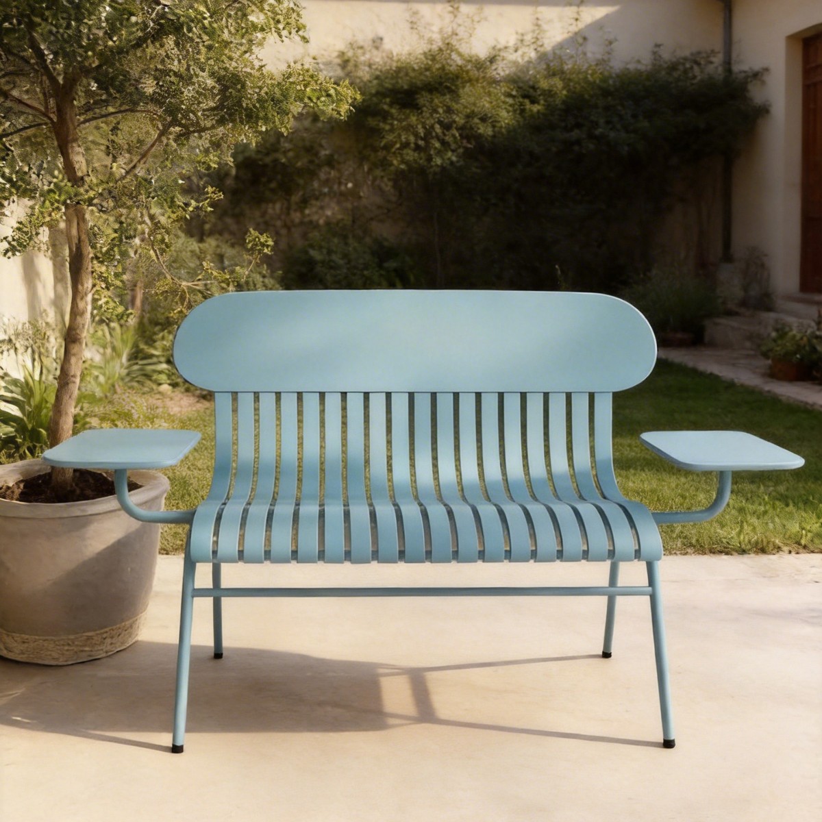 HYS Outdoor Double Chair Milk  - đánh giá và giá Coffee Tea For Garden