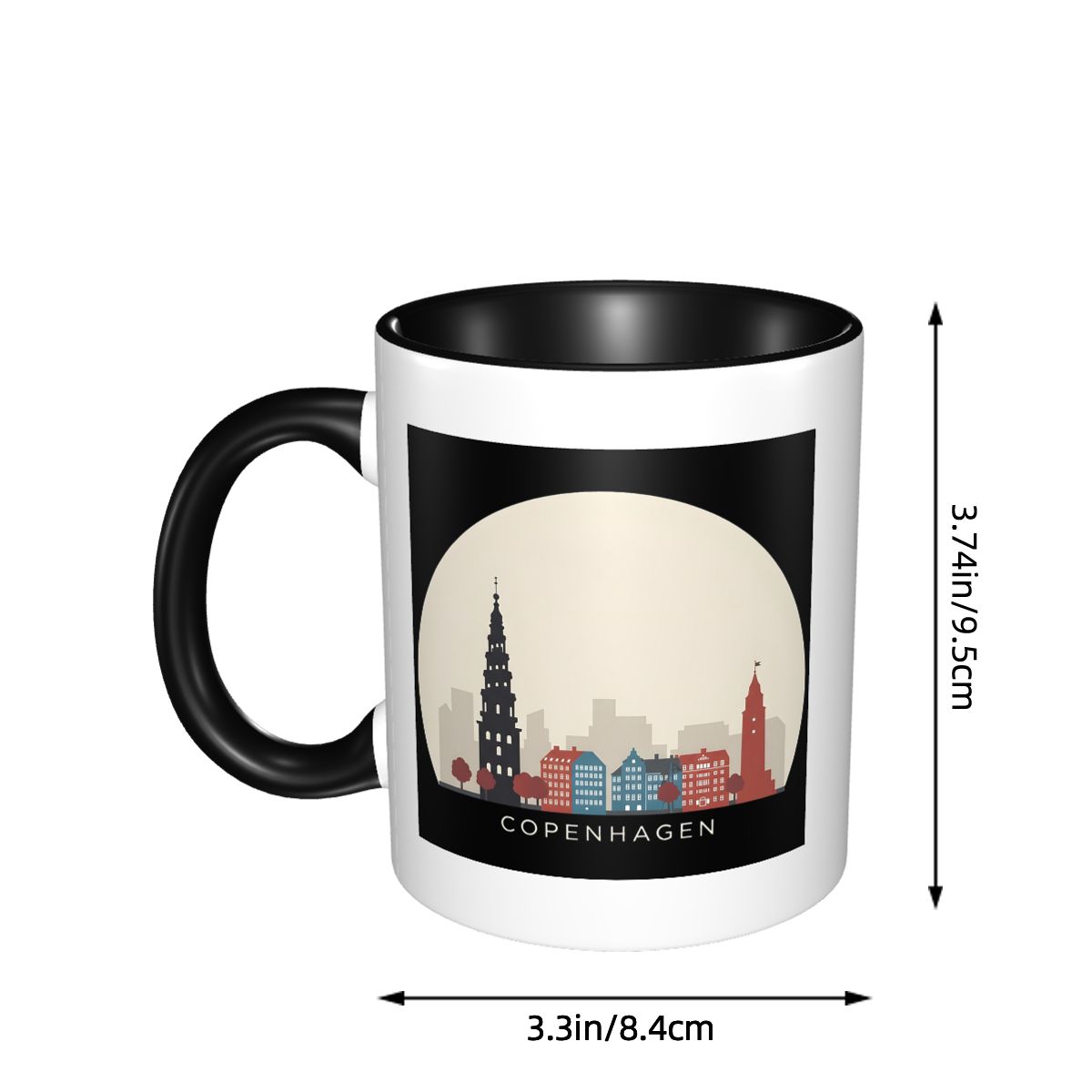 Copenhagen Travel Icon Mug Fun - đánh giá và giá Coffee Tea Icon