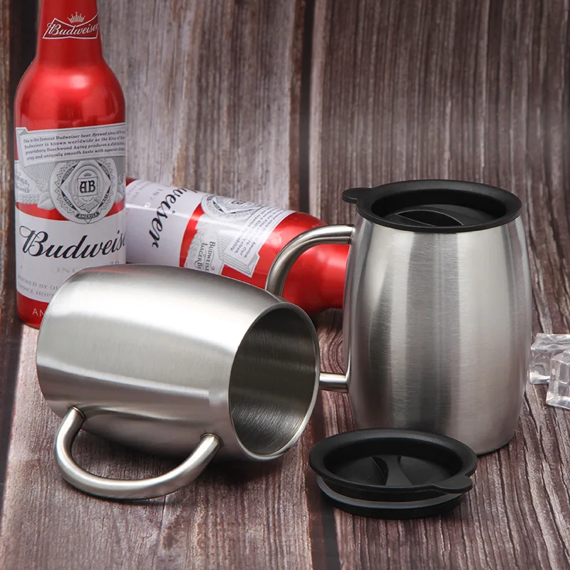 16oz Stainless Steel Beer Mug  - đánh giá và giá Coffee Tea Water Heater