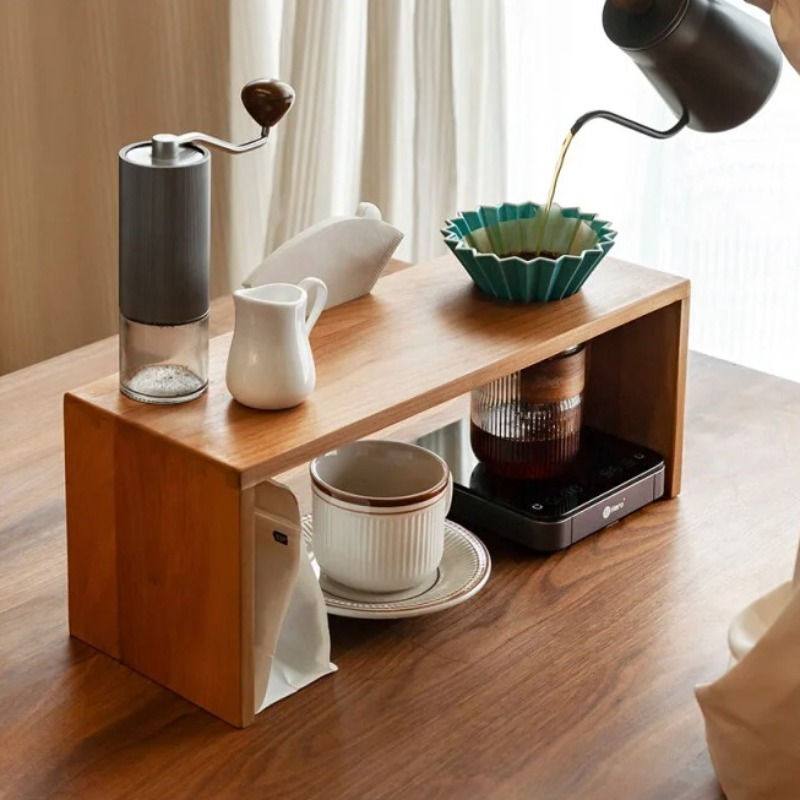 Solid Wood Coffee Drip Station - đánh giá và giá Tea Coffee Set Up